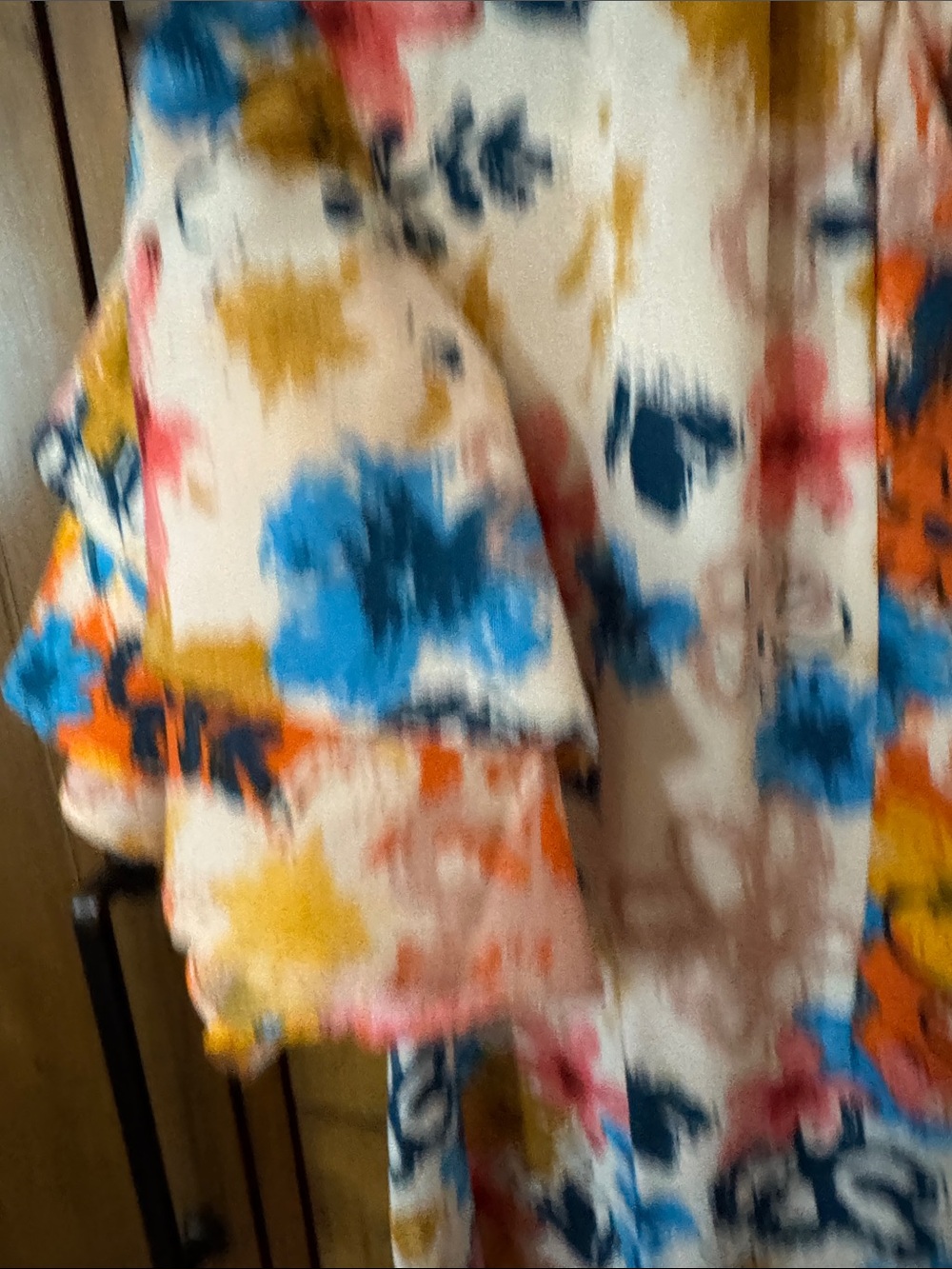 Women’s' Multi-Color Floral Tiered Dress - Picture 3 of 6